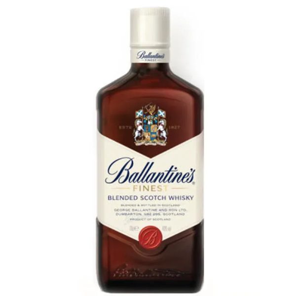 BOTELLA DE BALLANTINES WHISKEY 