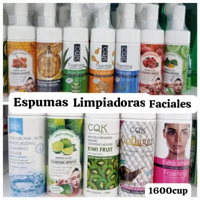 Espumas limpiadoras faciales