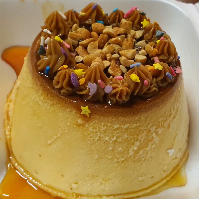 Flan de leche condensada