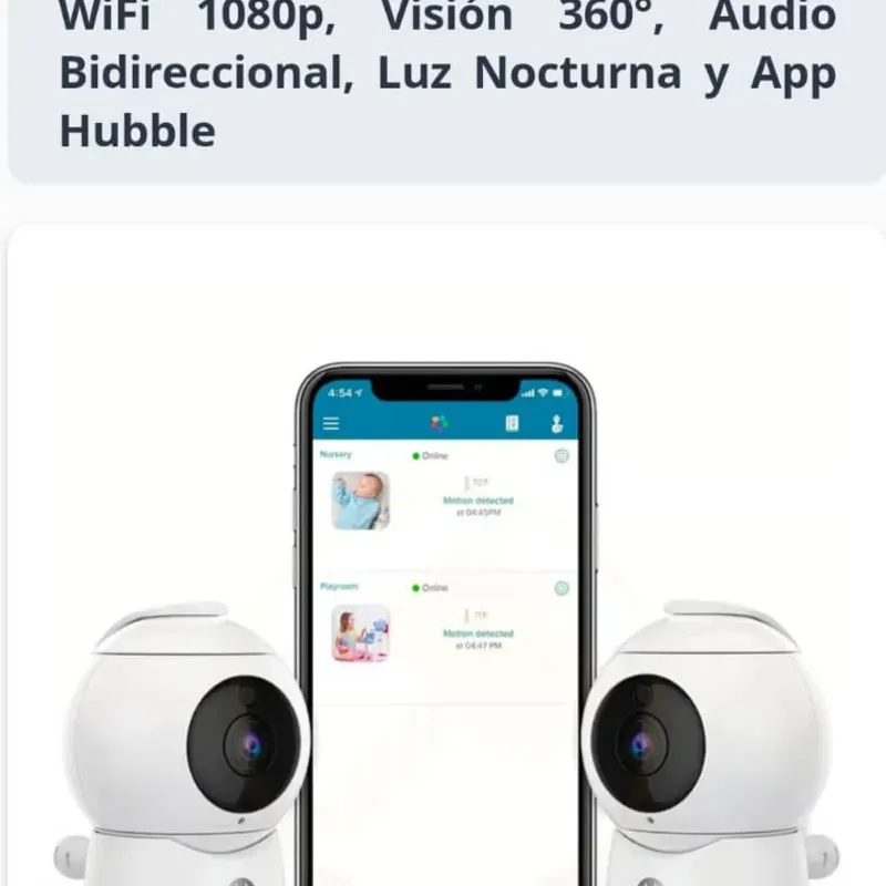  Motorola Peekaboo Twin Cameras — Monitoreo Inteligente para Padres Modernos