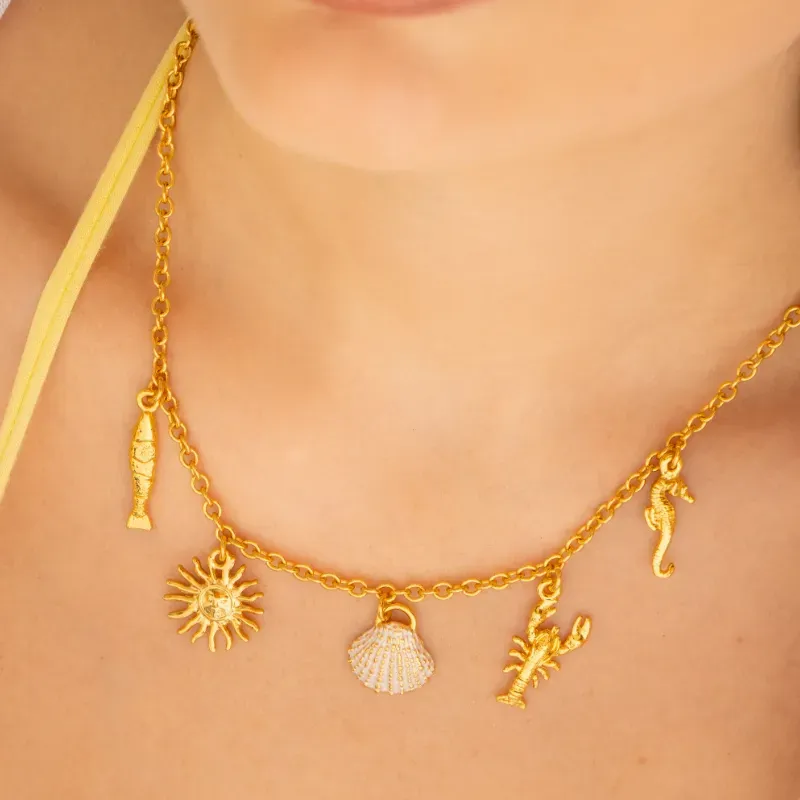 Set collar dijes Verano