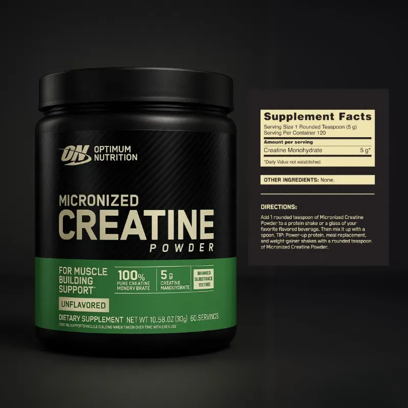 Creatina micronizada monohidrato de ON