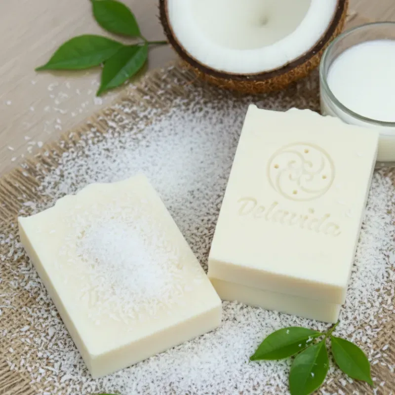 Jabón de leche de coco