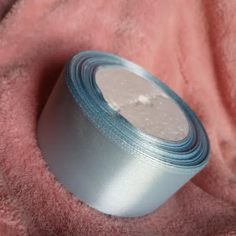 Cinta de satín 4 cm azul claro