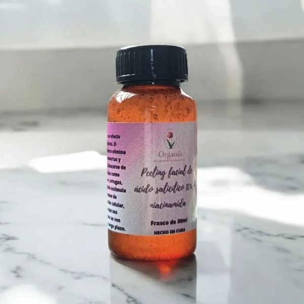 Sérum peeling de ácido salicílico y niacinamida