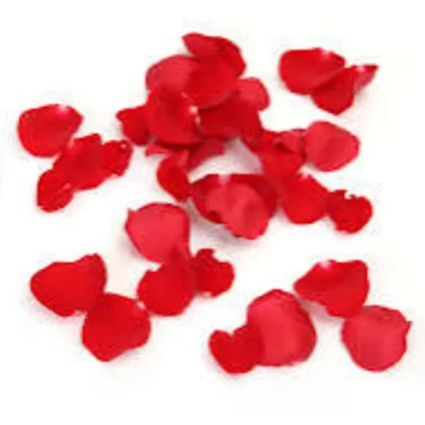 Paquete de pétalos rojos