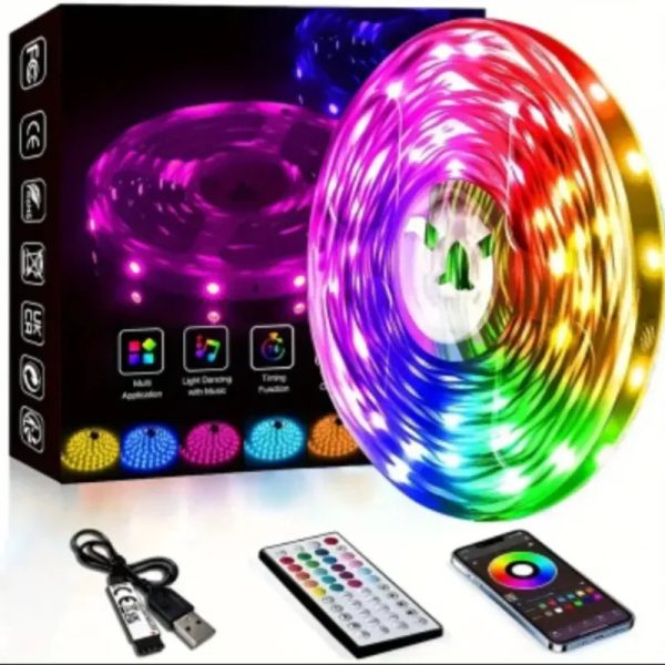 Luces led 10m USB con Bluetooth
