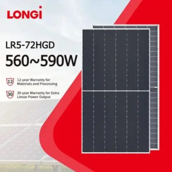Panel solar Longi 585W por Pallet
