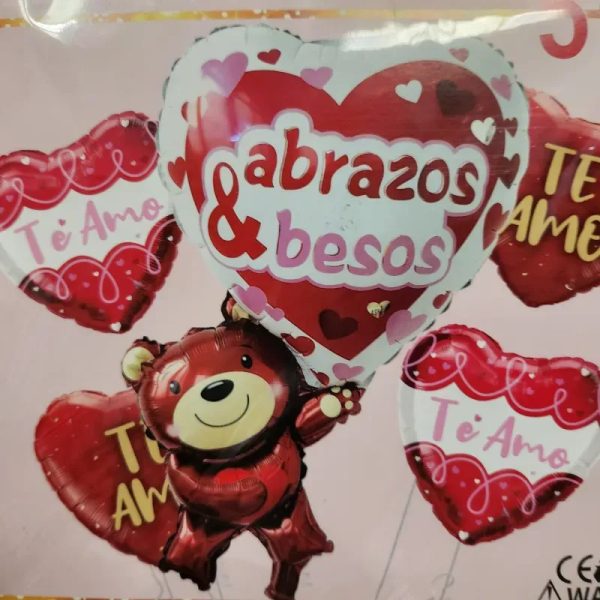 Set de 5 globos