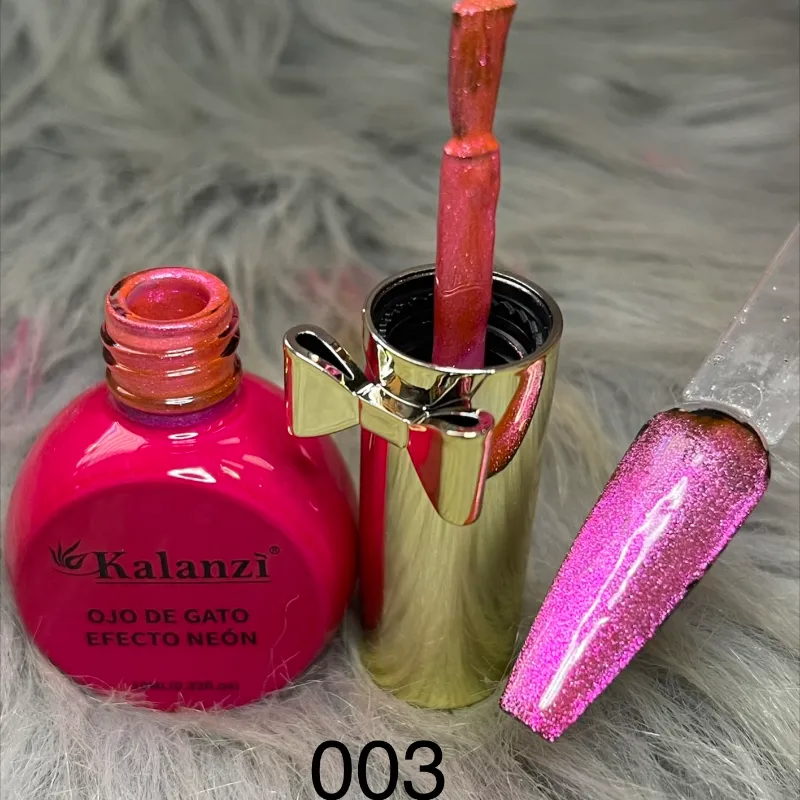 Ojo de gato efecto neón