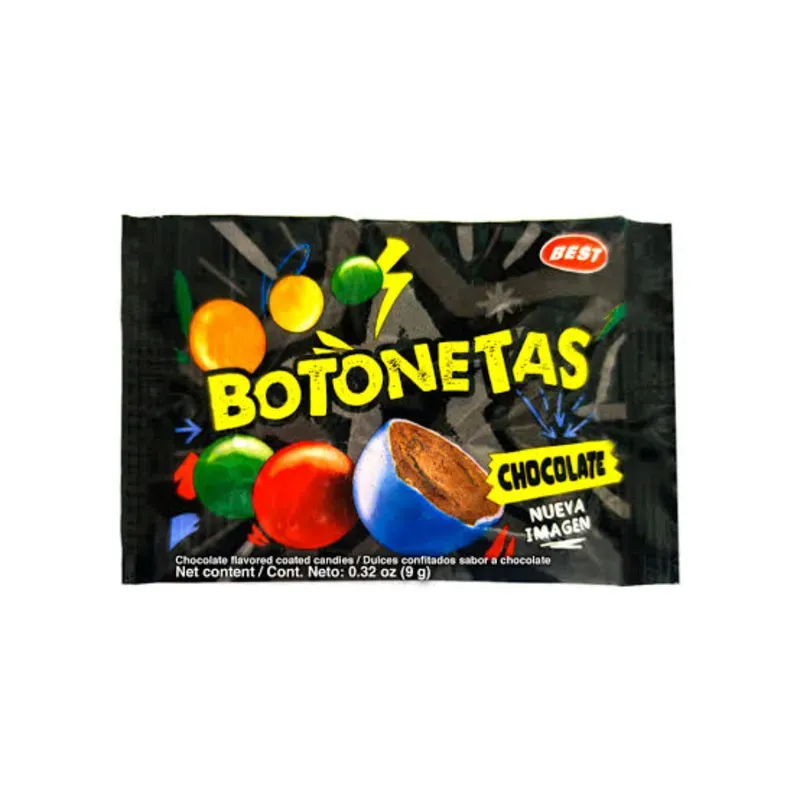 Botonetas de Chocolate 80 cup