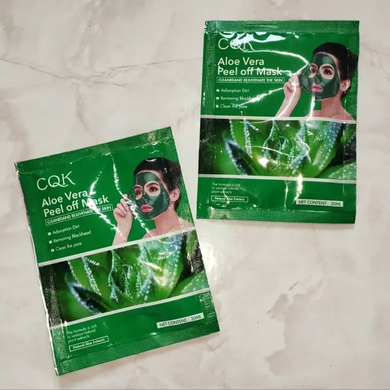 ✨ Mascarillas peel - off de aloe vera ✨