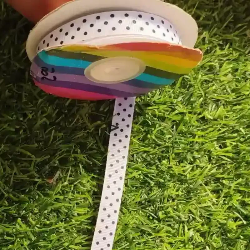 Cinta de falla blanca óvalos