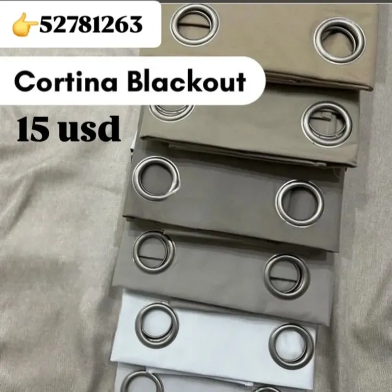 Cortinas Black Out 15usd