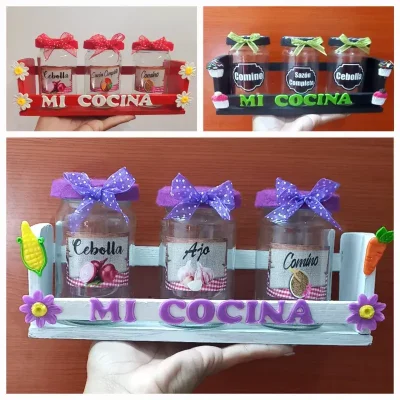 BALCON DE MADERA CON 3 POMOS- 850CUP