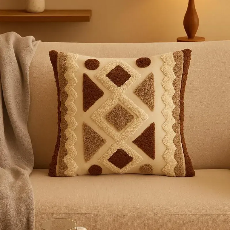 Cojines decorativos tejidos ''Novedades para tu hogar''