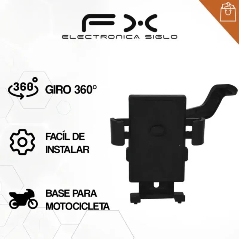 SOPORTE DE CELULAR PARA MOTOR.