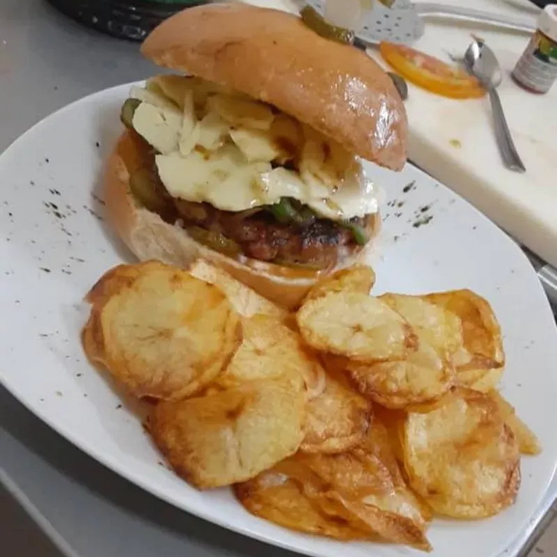 Hamburguesa con Queso