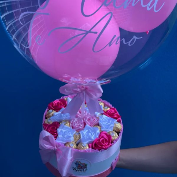 Cesta wow de rosas eternas