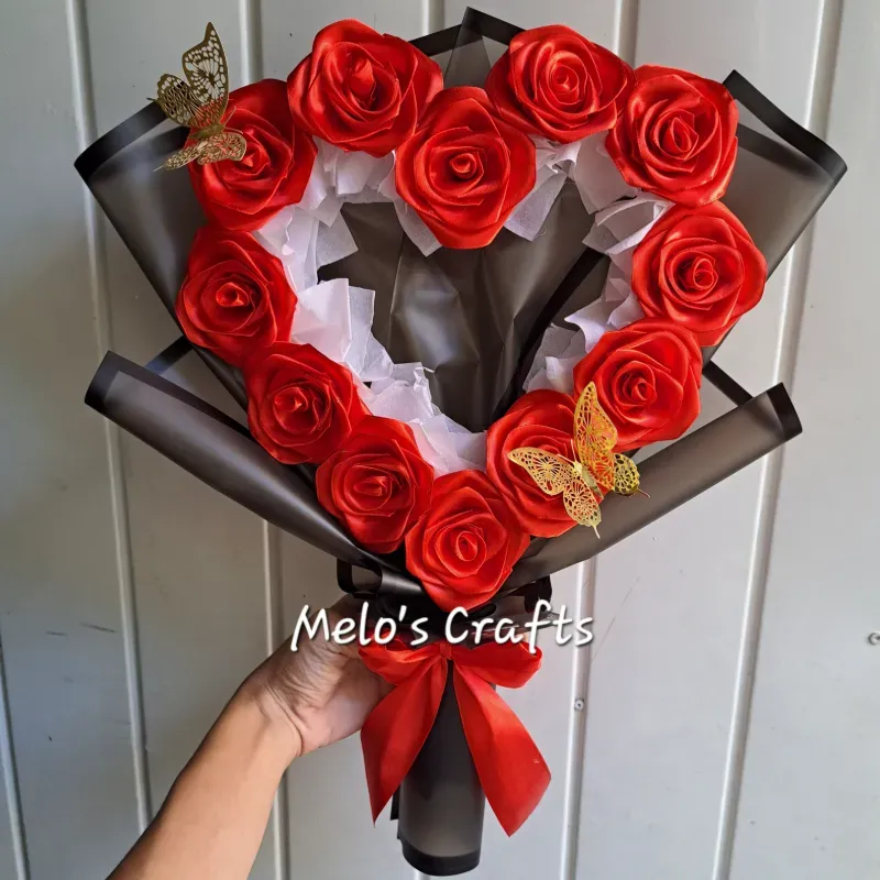 Ramo en forma de corazón