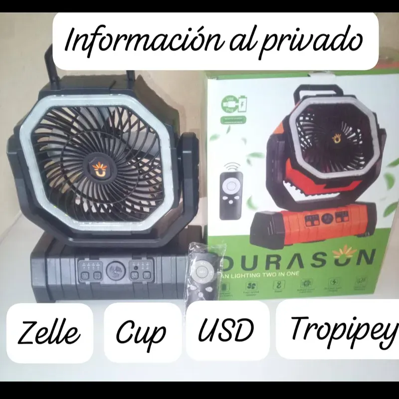 Ventilador Recargable