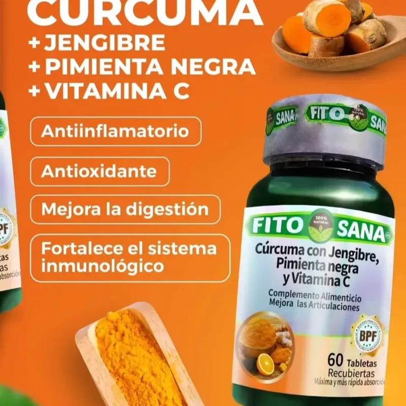 Cápsulas con Jengibre, Pimienta Negra y Vitamina C