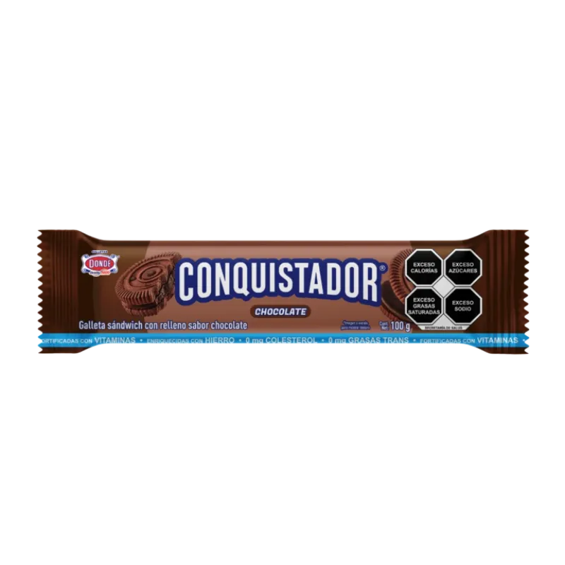 Galletas Conquistador Chocolate 100gr Dondé