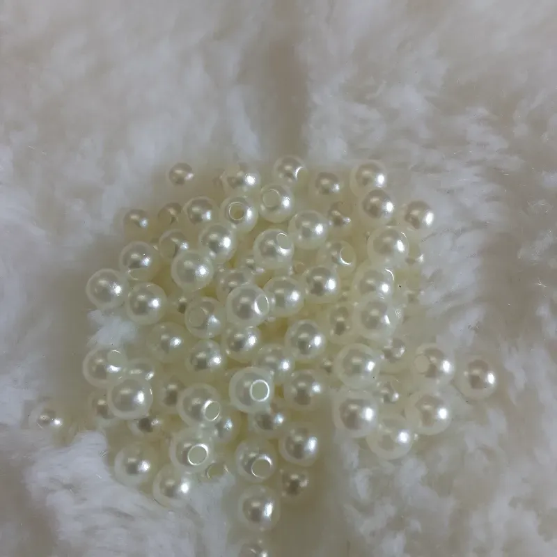 Perlas blancas 4mm