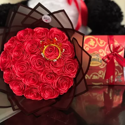 Ramo de rosas eternas❤️