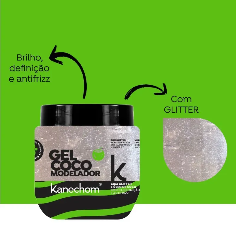 Gel de cabello Rizo con glitter