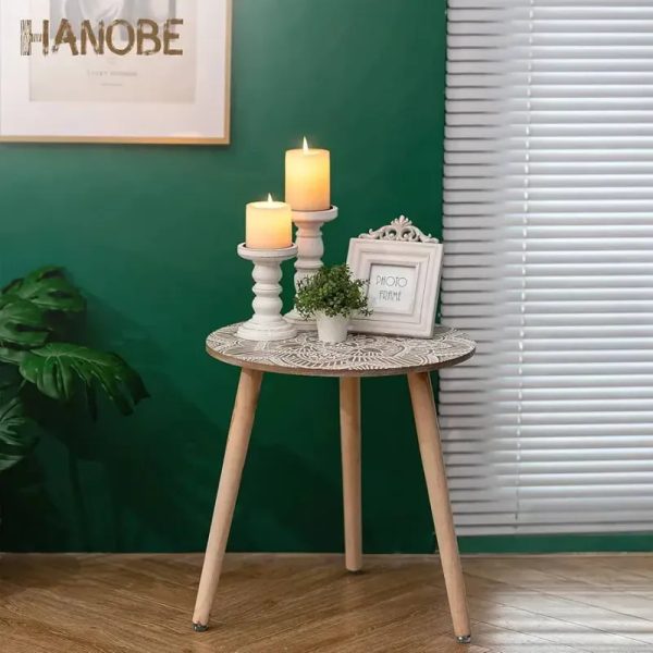 Mesa auxiliar decorativa