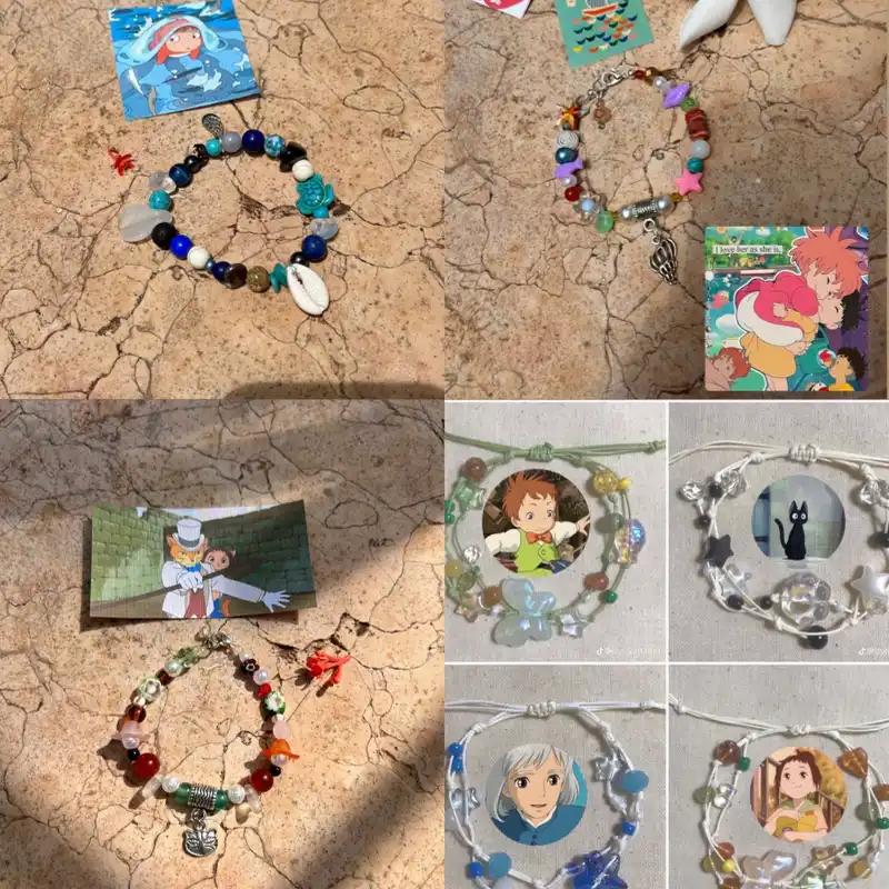 Pulseras inspiradas en los estudios Ghibli