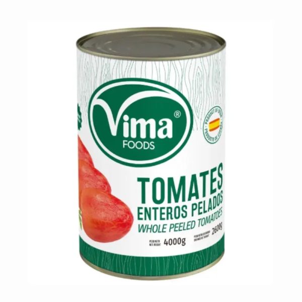 Tomates Enteros Pelados Vima 4000 gr