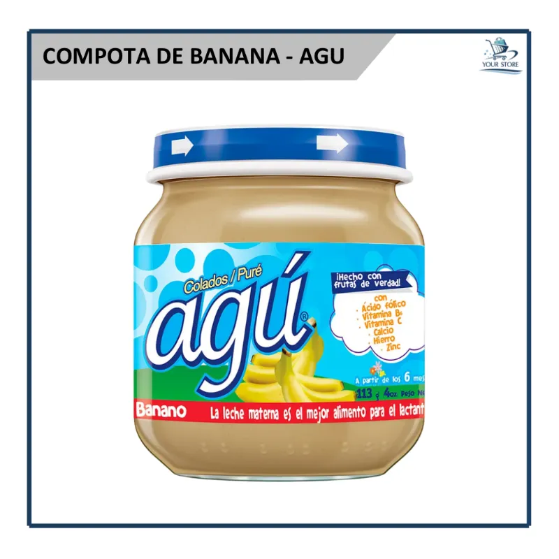 Compota de banana  - Agú (113g)