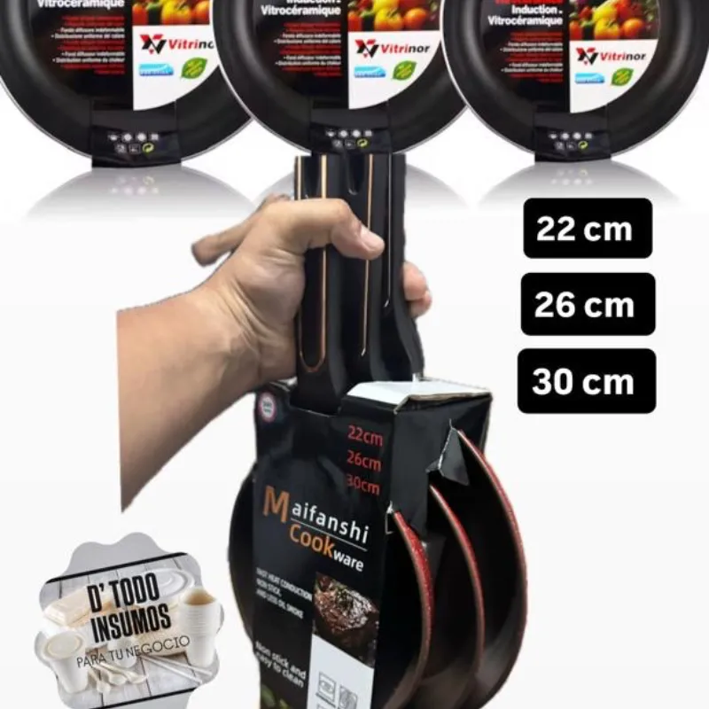 Set Sartenes/Antiadherente