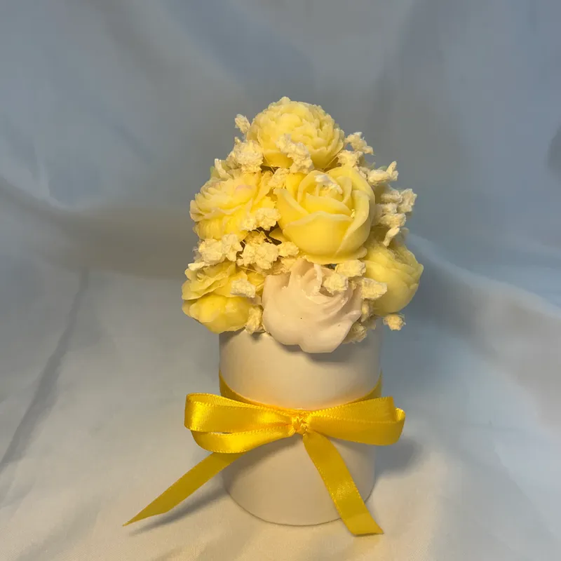 Cesta cilindro de flores 