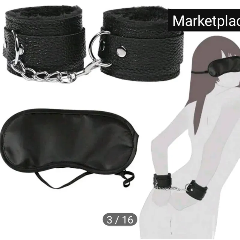 Set Secret Touch – Antifaz + Esposas de Lujo"