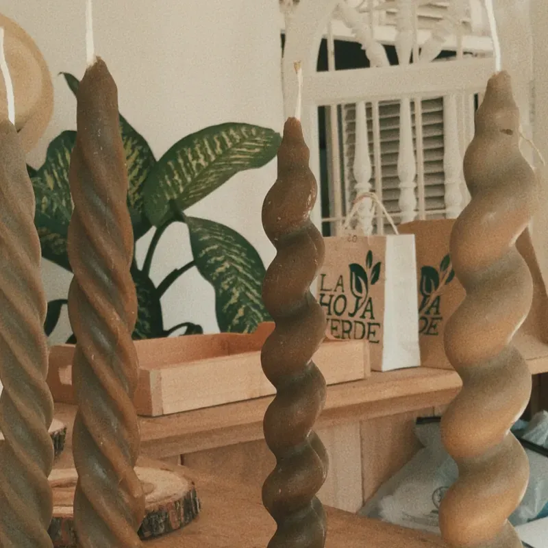 Velas en espiral 