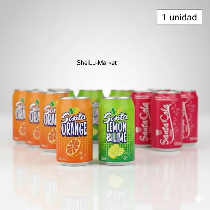 Refresco naranja limón y cola