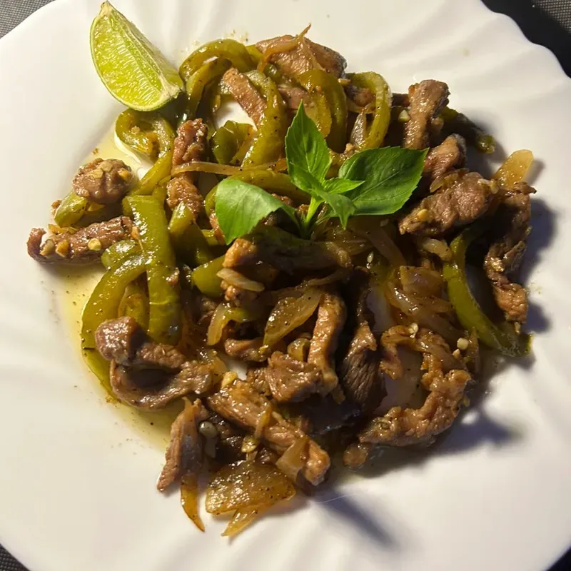 Fajitas de cerdo grillé