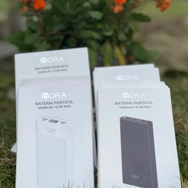 Cargador Portátil 1HORA de 20000mAh.