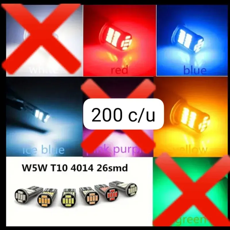 Luces cola de pescado de colores⚪