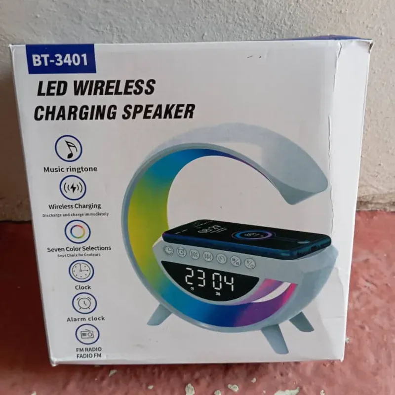 Lampara bocina cargador de celular