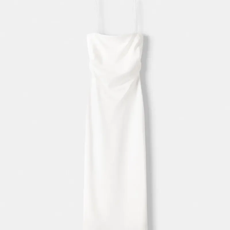 Vestido midi tirantes finos