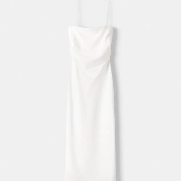 Vestido midi tirantes finos