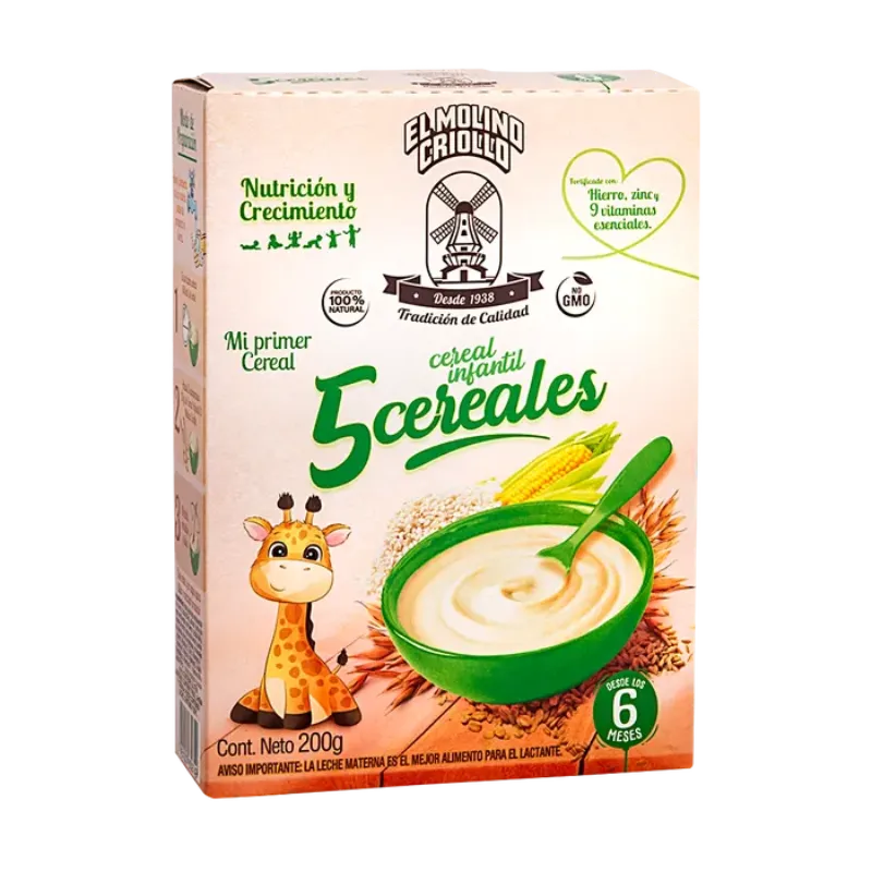 Cereal Infantil 5 Cereales El Molino Criollo