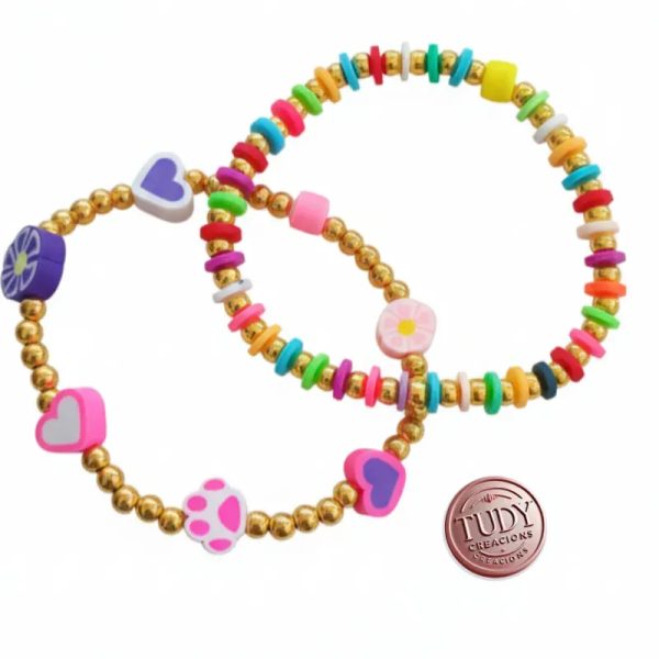 Pulseras elásticas infantiles "Alegria vibrante "