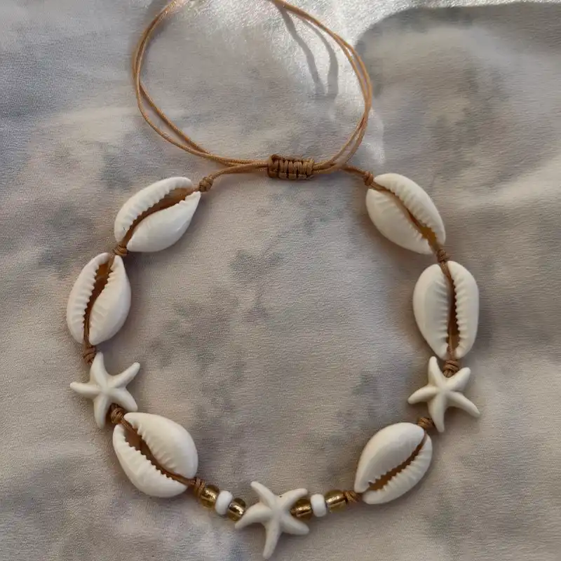 Tobillera con estrellas de mar