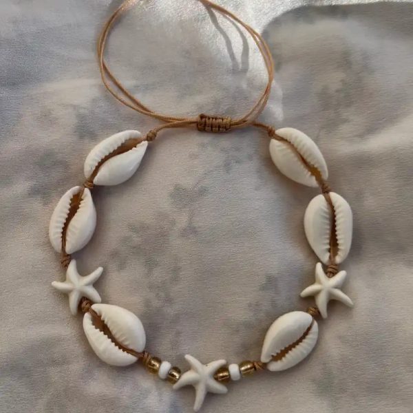 Tobillera con estrellas de mar