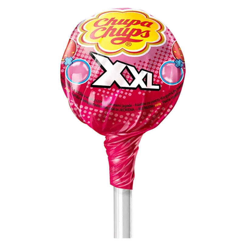 Big Dolche Twist XXL, Chupachupa de chicle , Sabor Mango